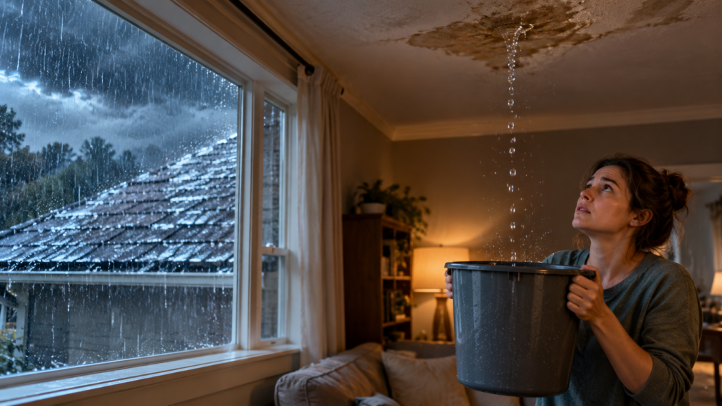Why Does My Roof Leak Only When It Rains Hard